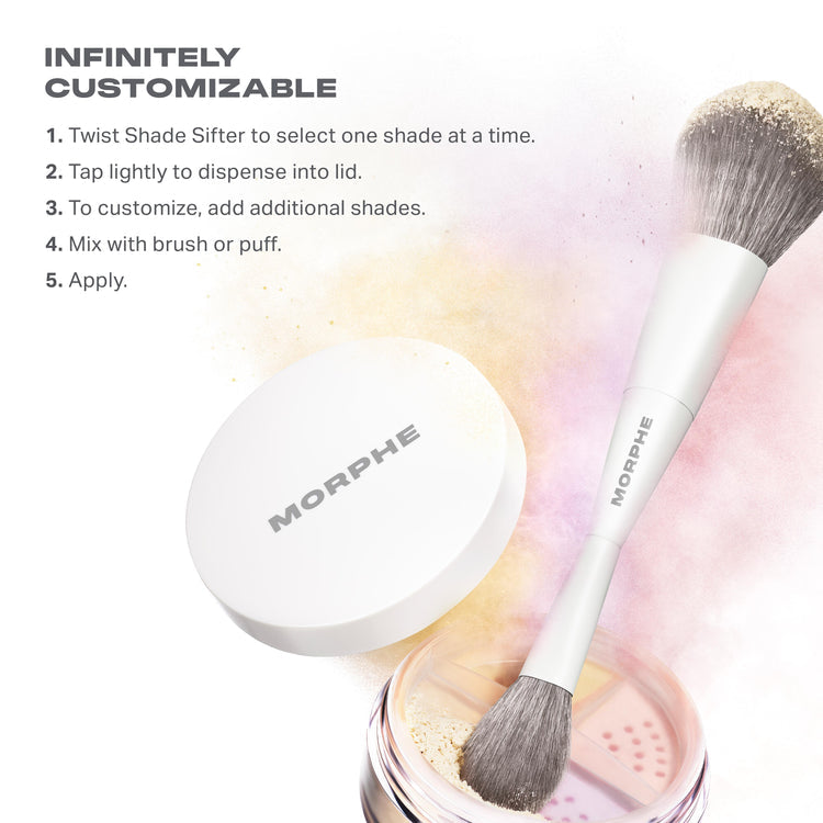 MORPHE - BAKE & SET LOOSE POWDER QUAD - ref Bright Balance