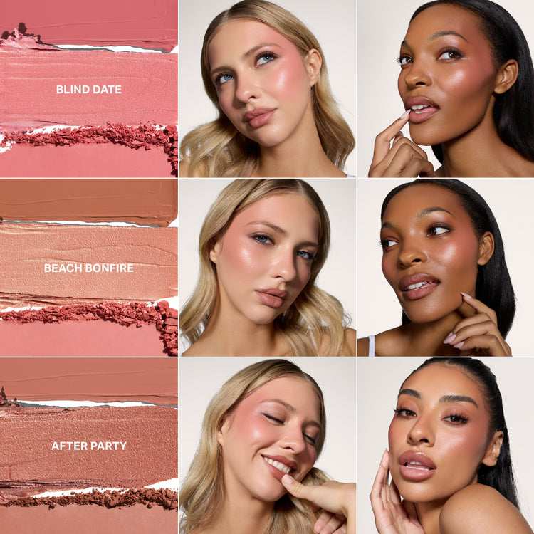 MORPHE - Cheek Thrills Multi-Finish Face Trio - réf Poolside Spritz