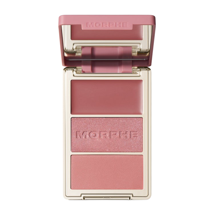MORPHE - Cheek Thrills Multi-Finish Face Trio - réf Honeymoon Suite