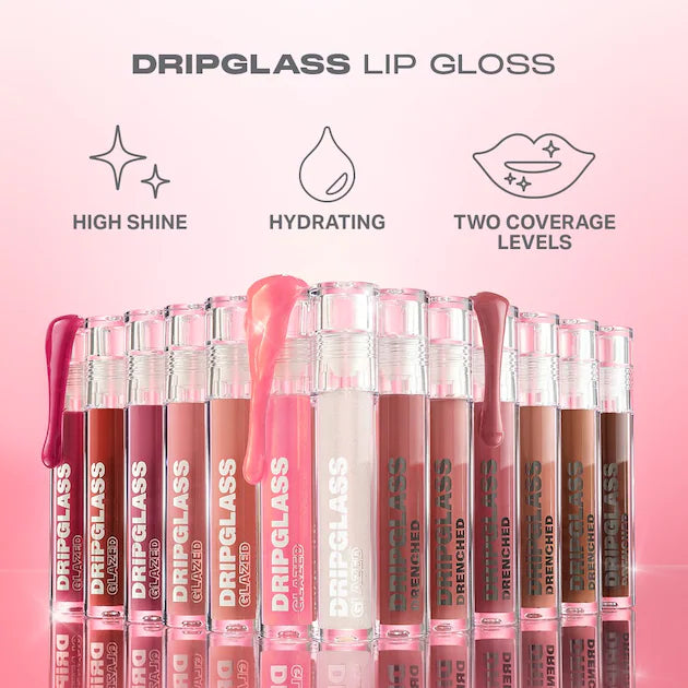 MORPHE - Dripglass Glazed High Shine Lip Gloss - réf Glint Of Pink