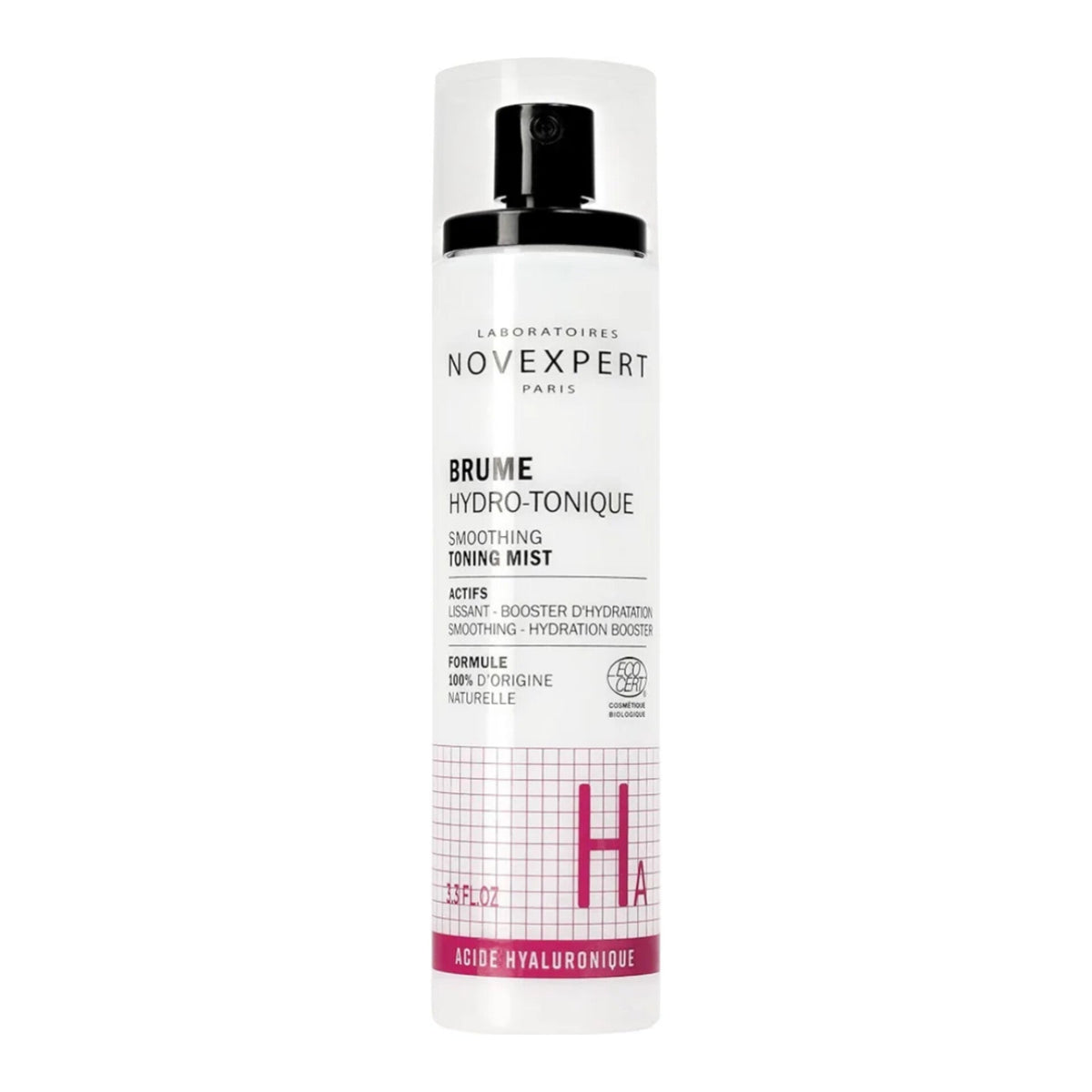 NOVEXPERT - Brume Hydrotonique, Brume à l'Acide Hyaluronique - 100ml