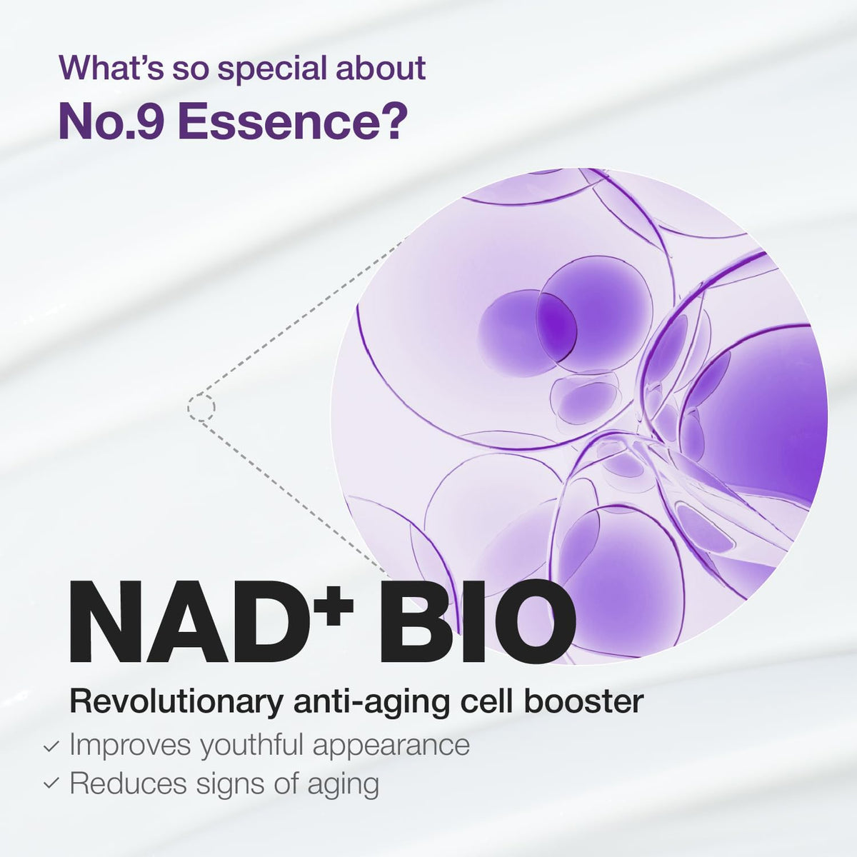 NUMBUZIN - No.9 NAD+Bio Lifting-sil Essence - Essence anti-âge - 50ml