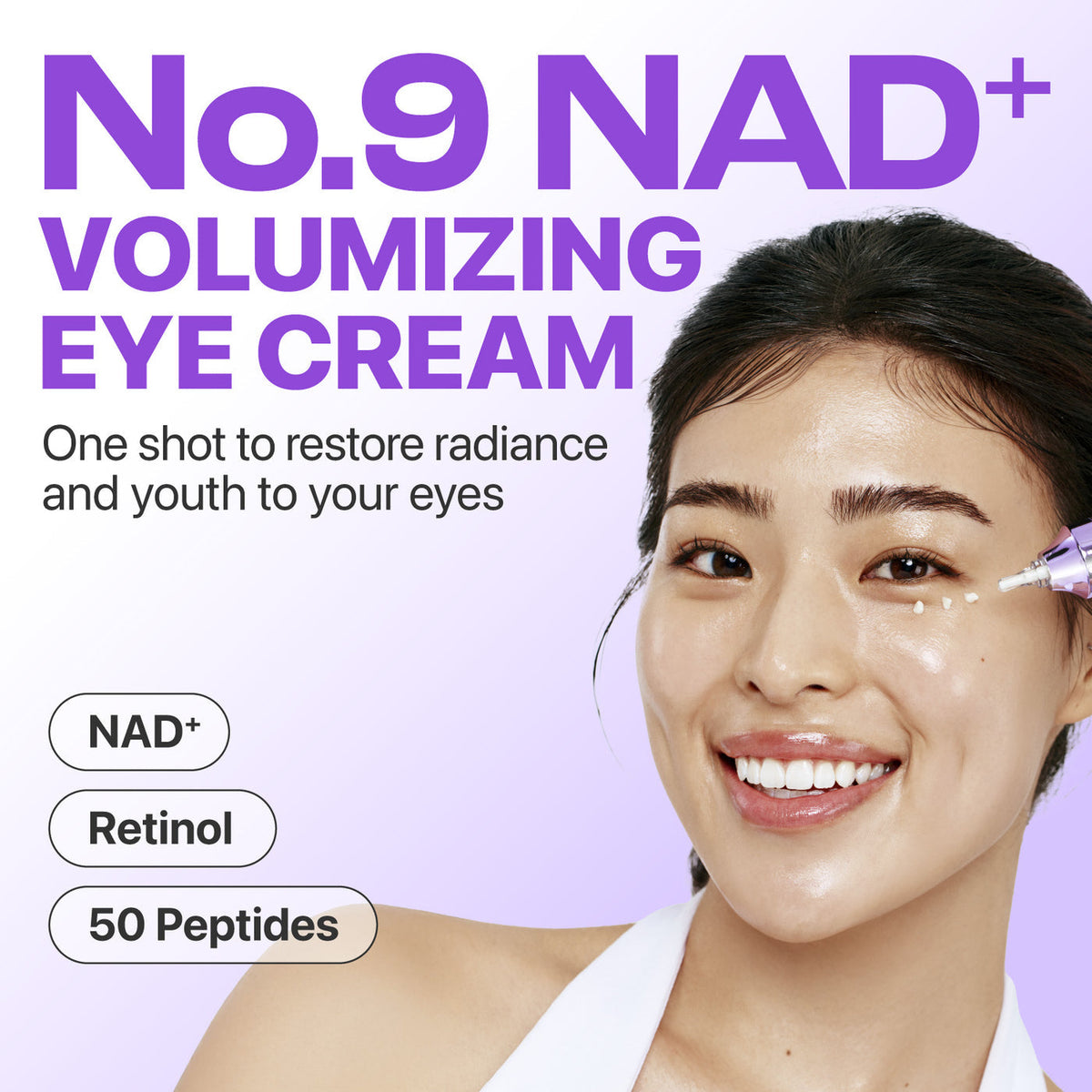 NUMBUZIN - No.9 NAD+ Retinol Volumetox Eye Cream - 20ml