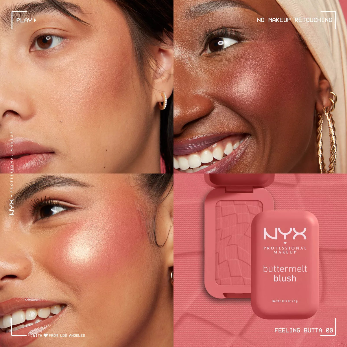 NYX - BUTTERMELT Blush - 09 - Feeling Butta
