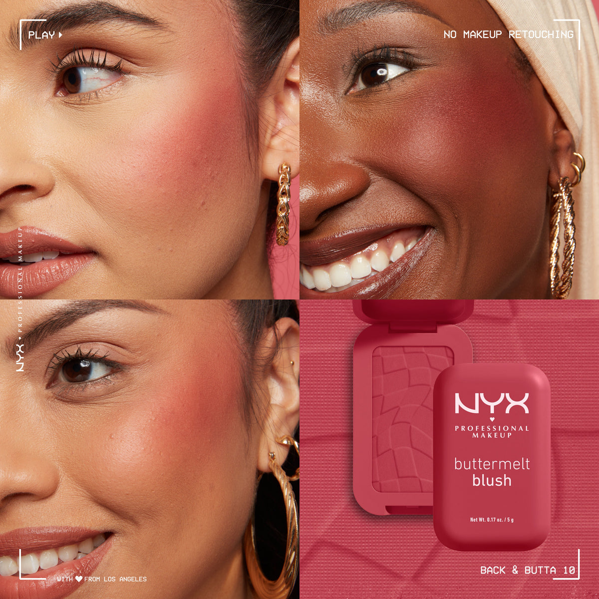 NYX - BUTTERMELT Blush - 10-Back And Butta