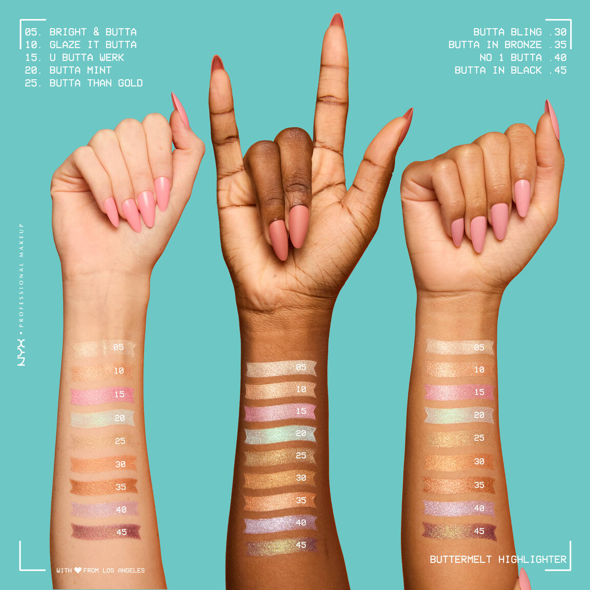 NYX - BUTTERMELT Highlighter - 05 Bright & Butta
