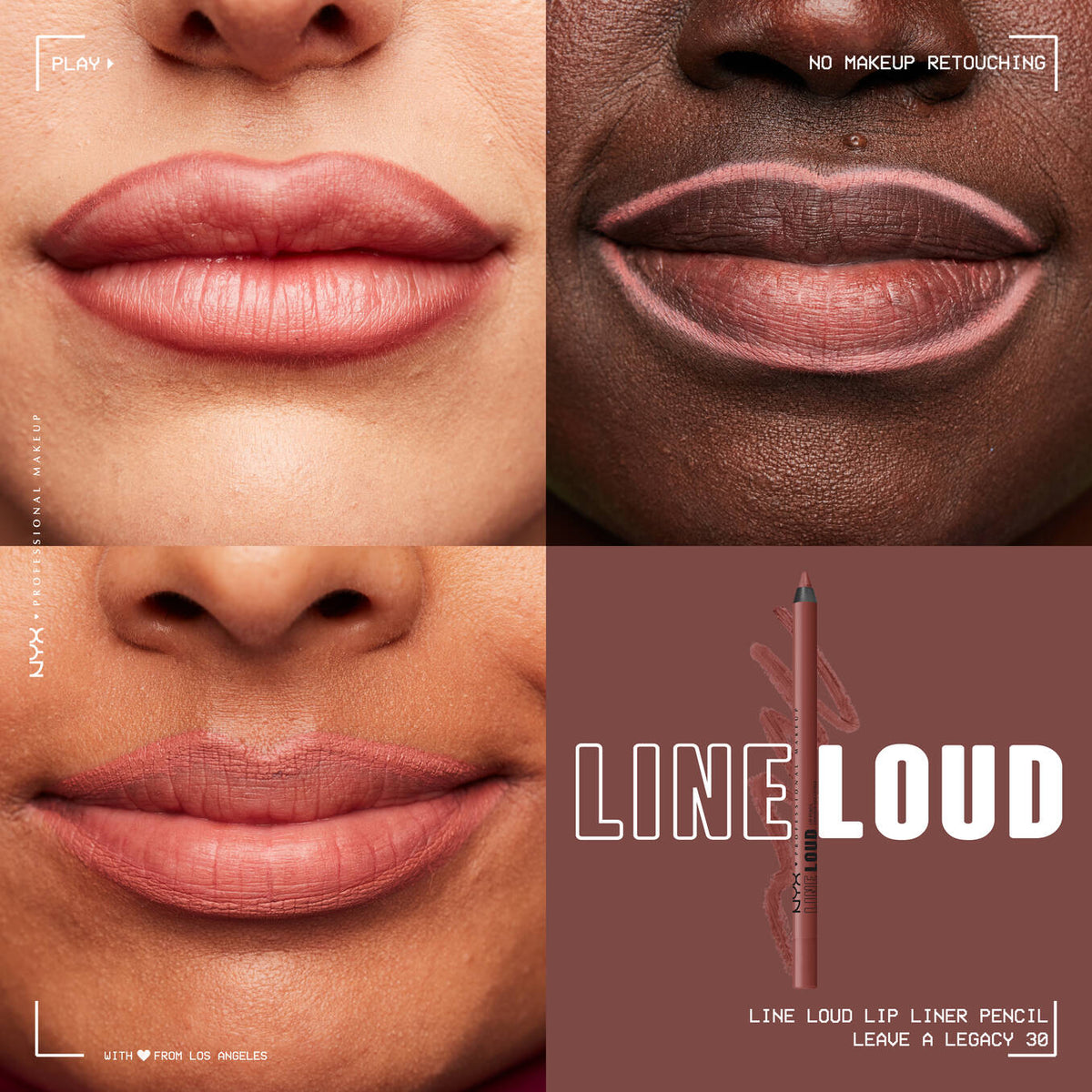 NYX - CRAYON À LÈVRES LINE LOUD - réf 30 Leave a Legacy