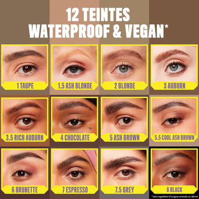 NYX - CRAYON À SOURCILS DOUBLE - EMBOUT MICRO BROW PENCIL - réf Espresso