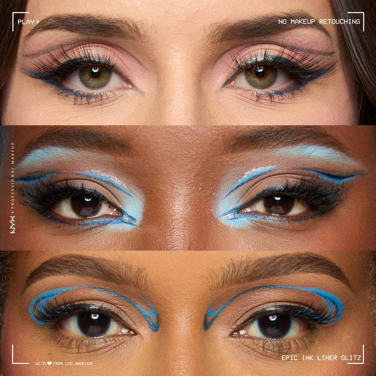 NYX - EYELINER FEUTRE EPIC INK LINER WATERPROOF - réf Denim Dazzle