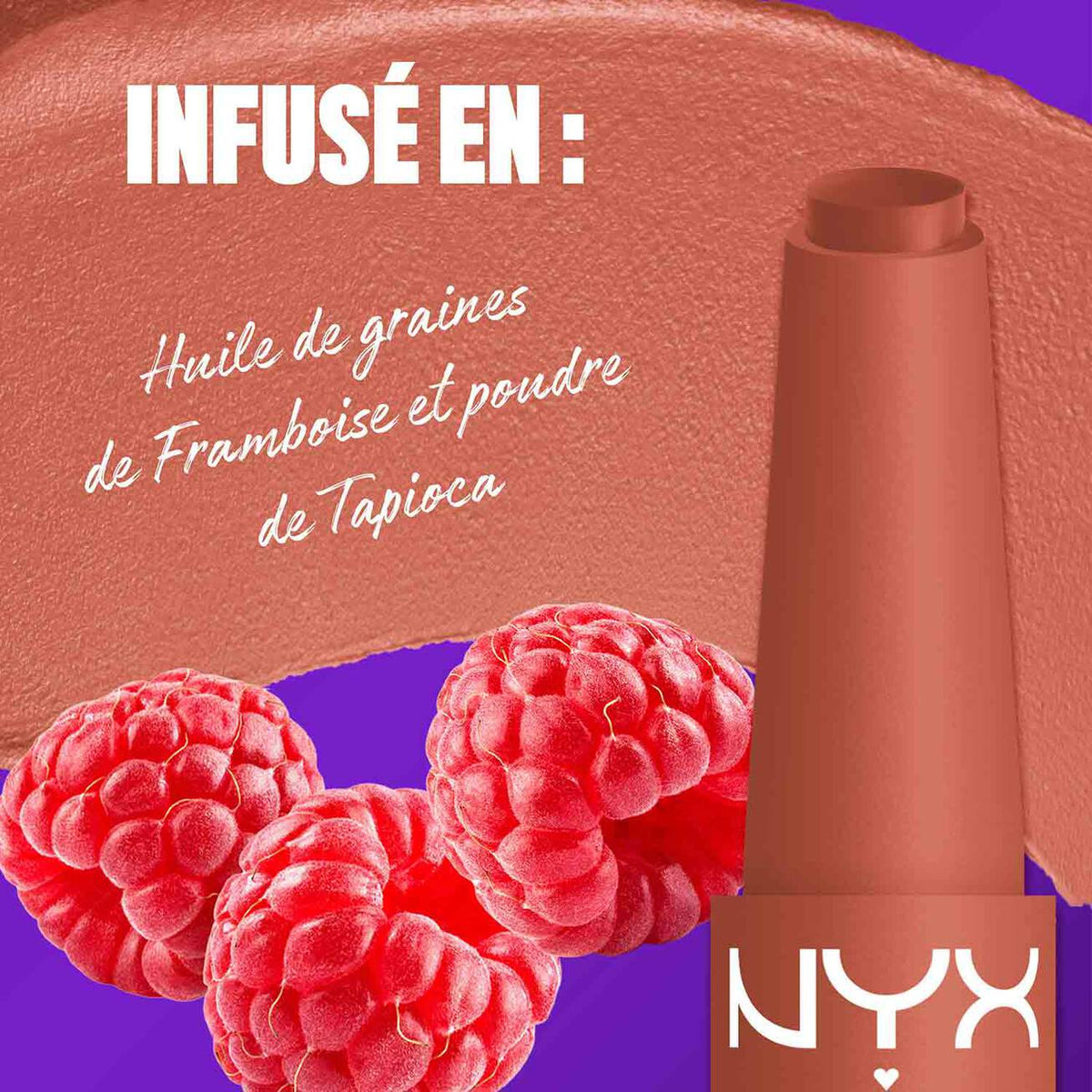 NYX - FAT MATTE ROUGE À LÈVRES MAT CONFORT- 15 Fuzzy Flame