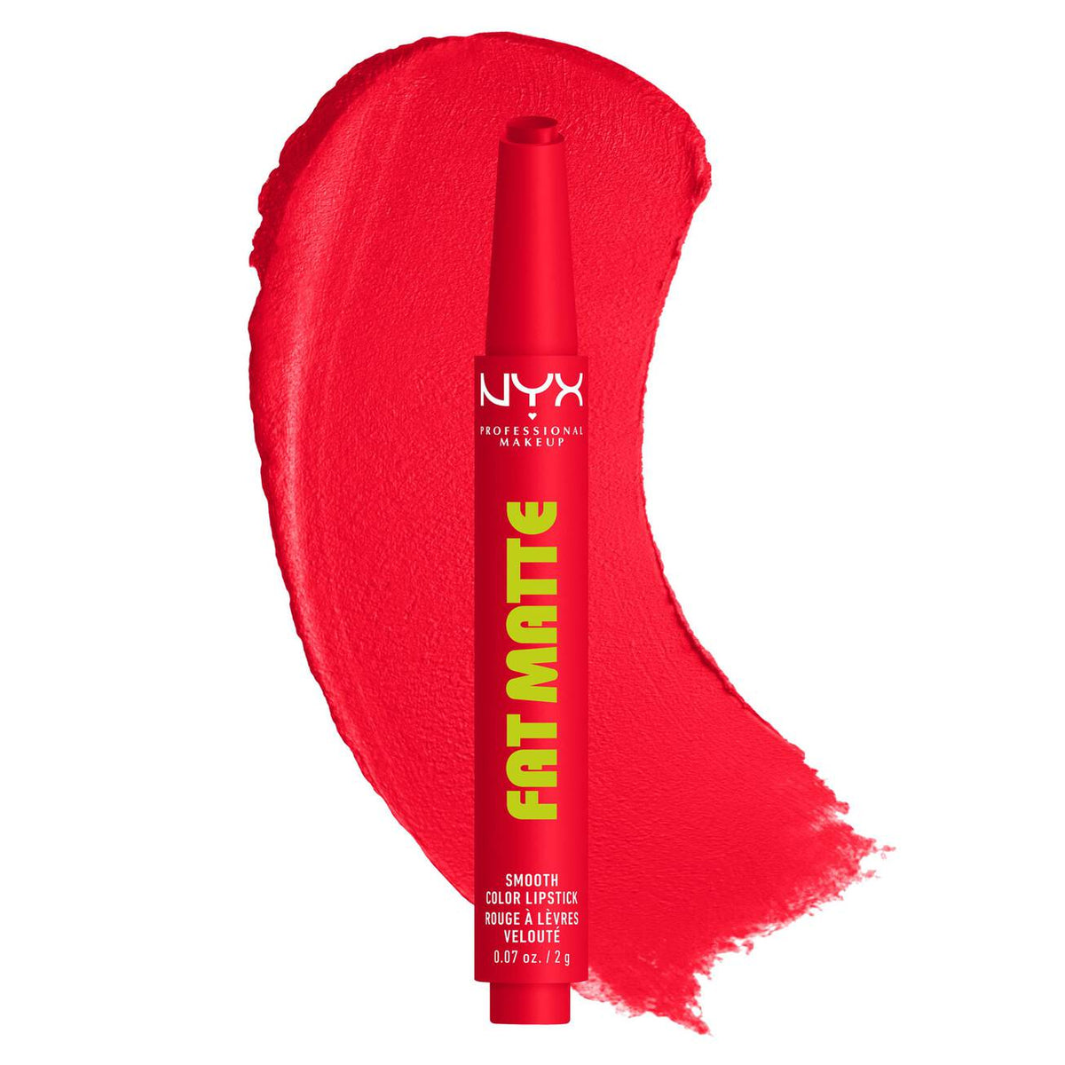 NYX - FAT MATTE ROUGE À LÈVRES MAT CONFORT- 15 Fuzzy Flame