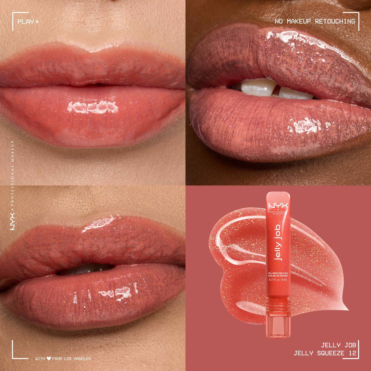NYX - Gloss Jelly Job - réf 12 Jelly Squeeze