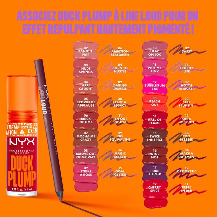NYX - Gloss Repulpant Duck Plump - réf 11 Pick Me Pink