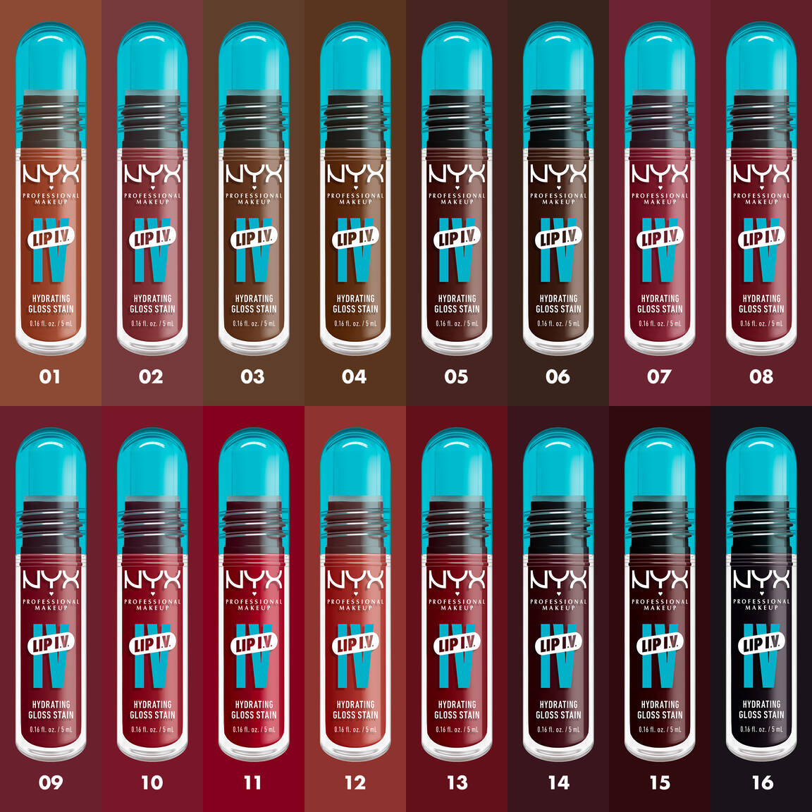 NYX - LIP IV Hydrating Gloss Serum - 11 Red Y Set Wet