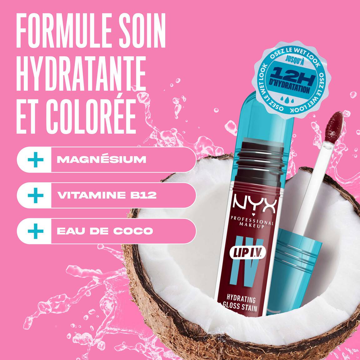 NYX - LIP IV Hydrating Gloss Serum - 14 Mauve N' Moist!