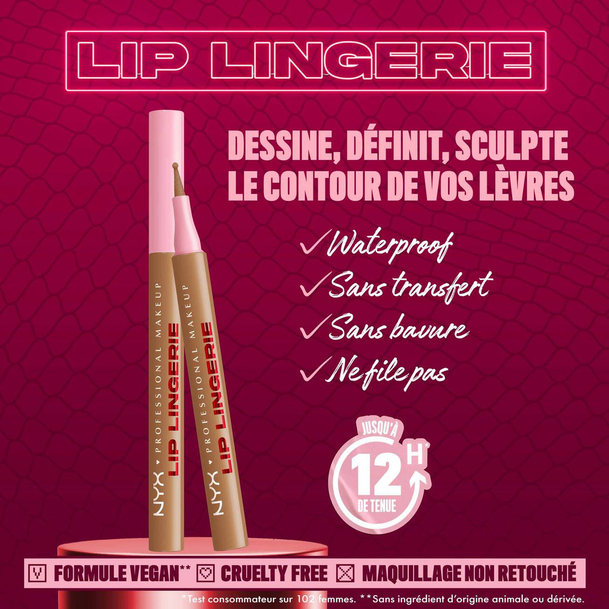 NYX - Stain Lip Lingerie - Ref  03 Barely There