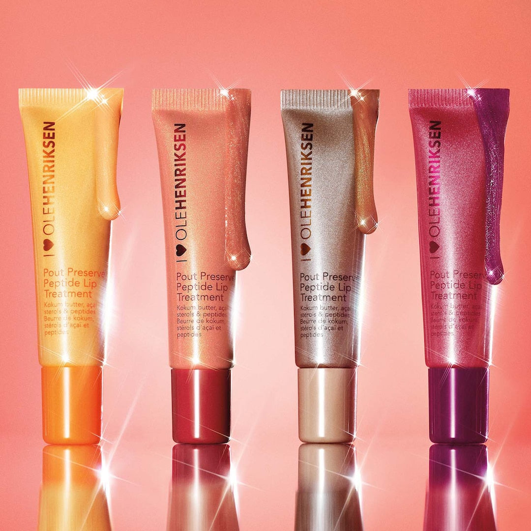 Olehenriksen - Pout Preserve Lip Treatment - Soin des lèvres hydratant & anti-âge aux peptides - réf Lingonberry Jam Glimmer