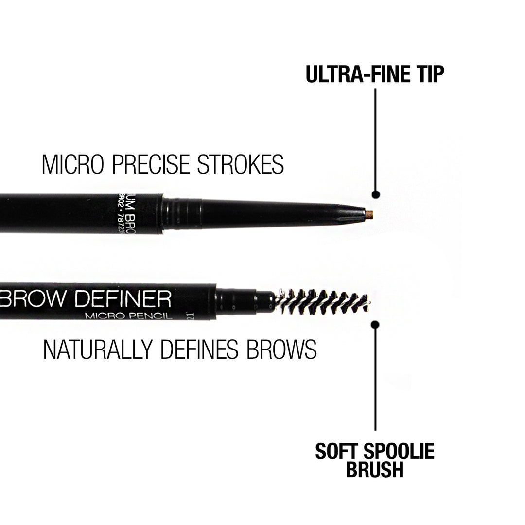 PALLADIO - The Brow Definer Micro Pencil - réf Medium Brown