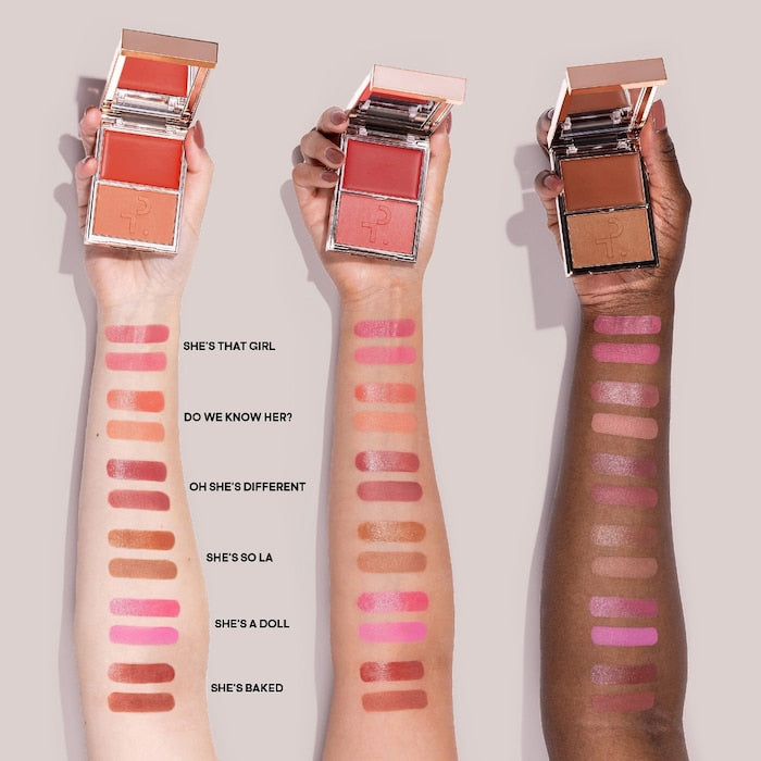 Patrick Ta - Major Headlines Double-Take Crème & Powder Blush Duo - réf She's Giving
