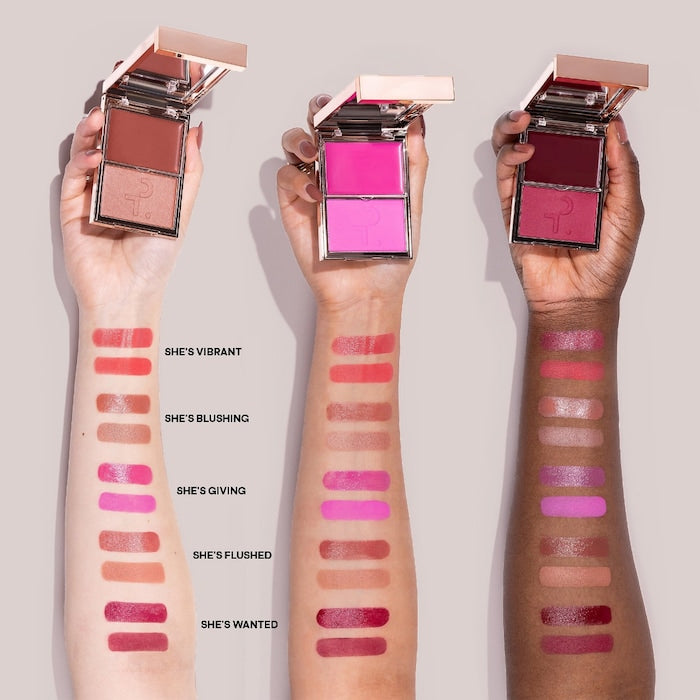 Patrick Ta - Major Headlines Double-Take Crème & Powder Blush Duo - réf She's Giving