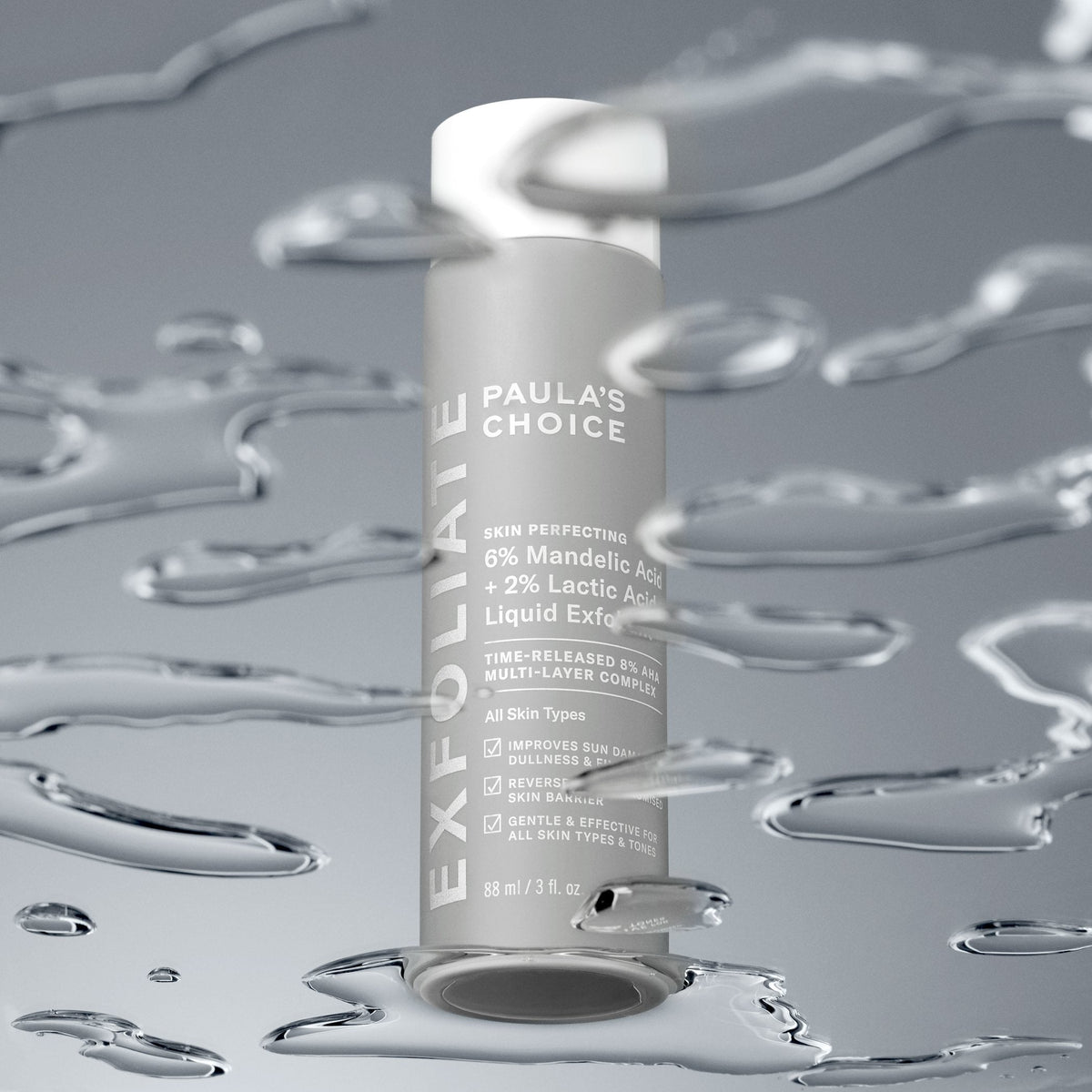 PAULA'S CHOICE - Skin Perfecting 6% Mandelic Acid + 2% Lactic Acid Liquid Exfoliant - 88ml