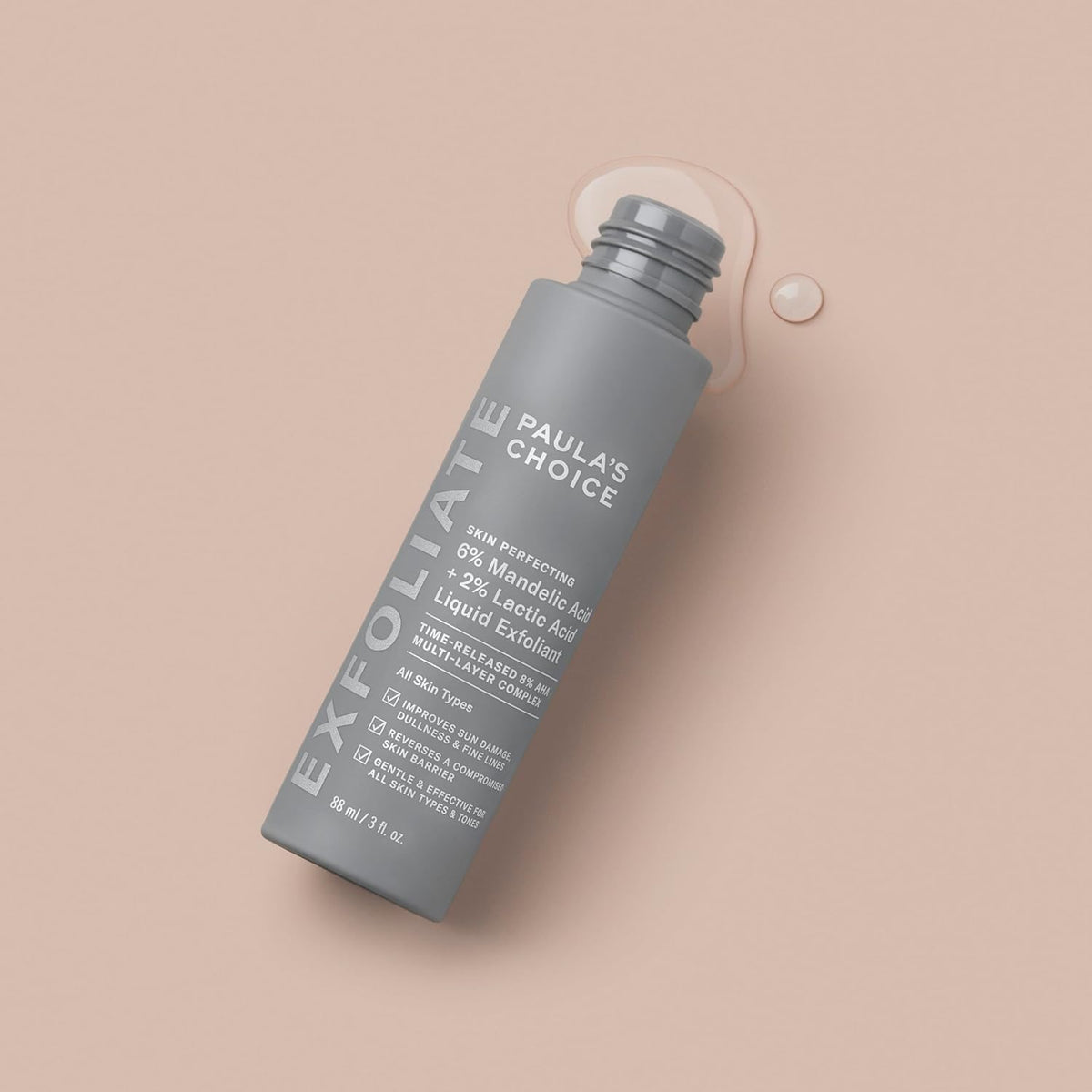 PAULA'S CHOICE - Skin Perfecting 6% Mandelic Acid + 2% Lactic Acid Liquid Exfoliant - 88ml