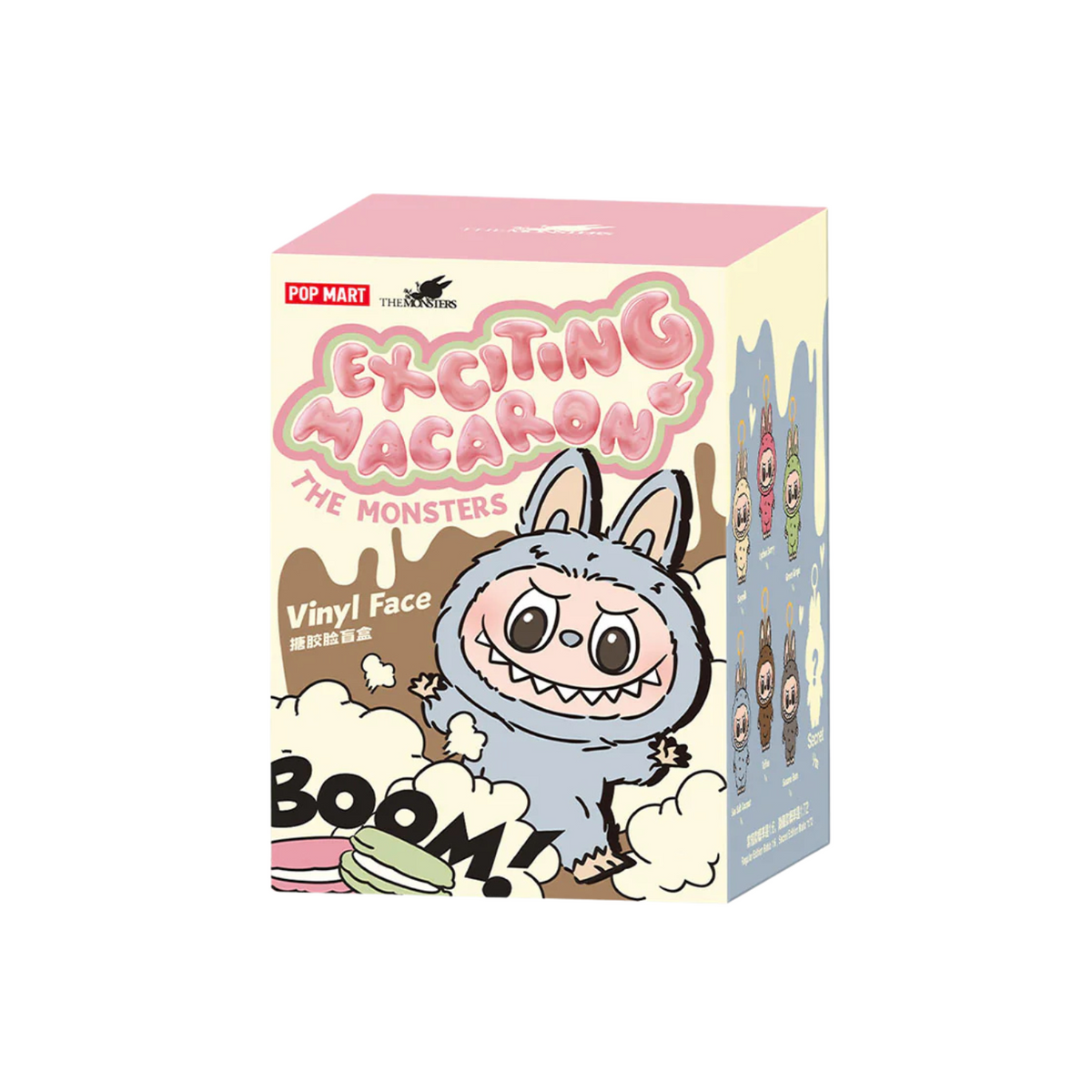 POP MART - Labubu Exciting Macaron Vinyl Face ( 1 Blind Box )