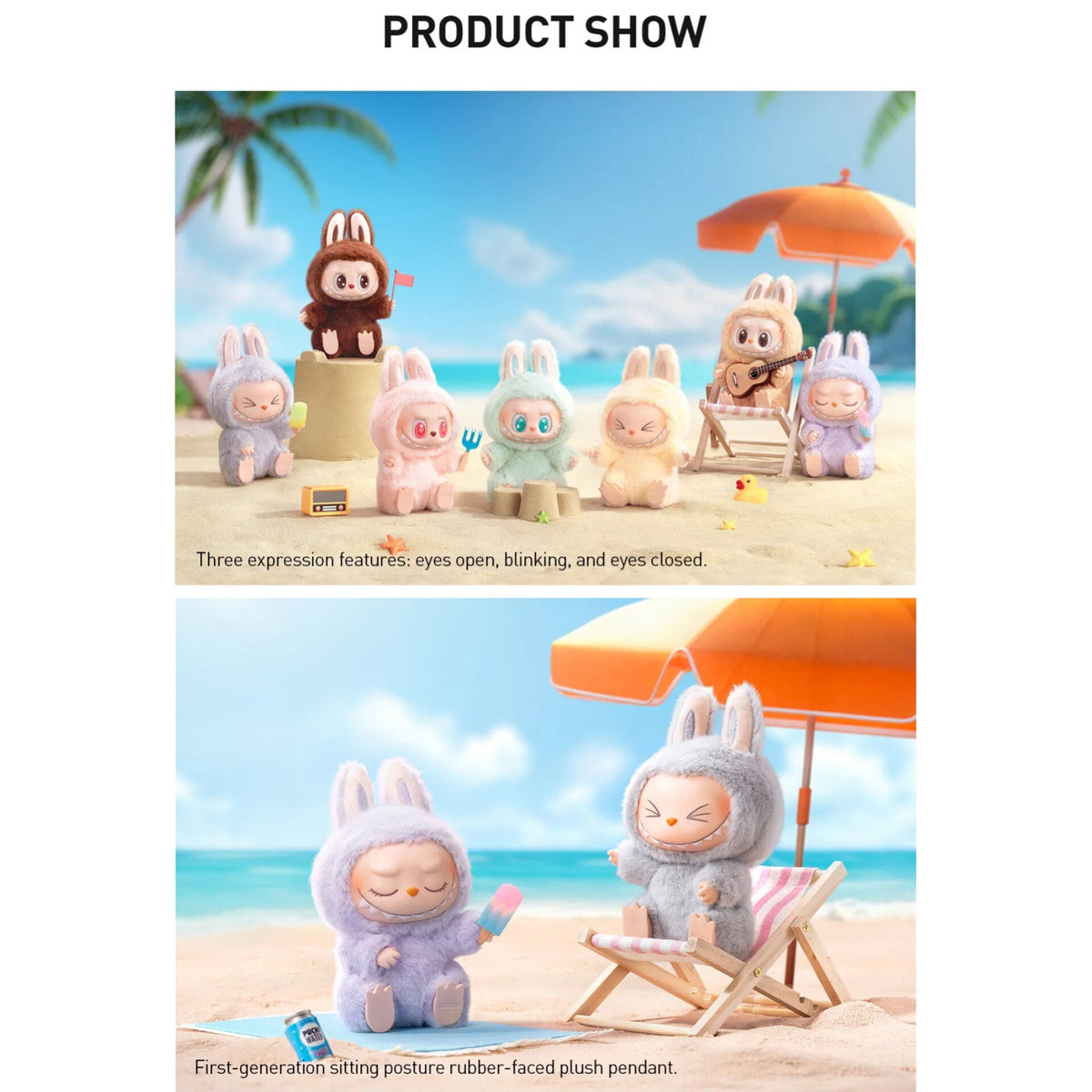 POP MART - Labubu Have a Seat Vinyl Plush ( 1 Blind Box )