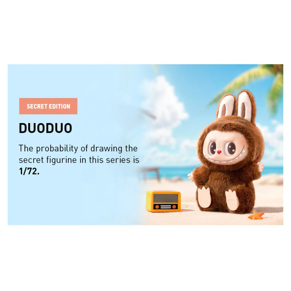 POP MART - Labubu Have a Seat Vinyl Plush ( 1 Blind Box )