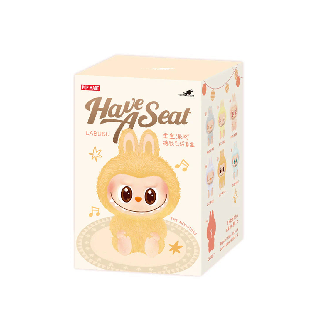POP MART - Labubu Have a Seat Vinyl Plush ( 6 Blind Box )