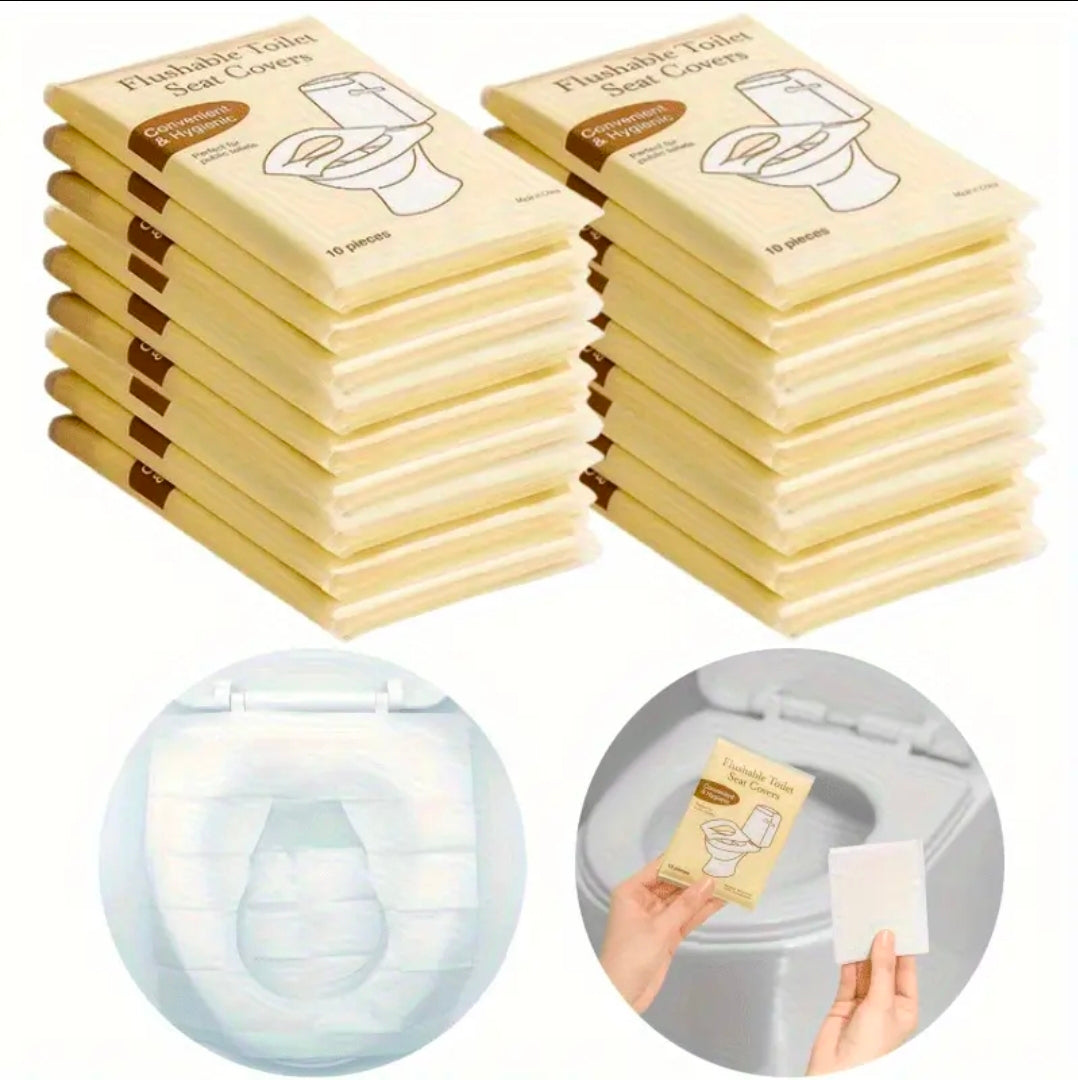 POPPIN - Pack Housse de Toilette Jetable ( pack 10pcs )