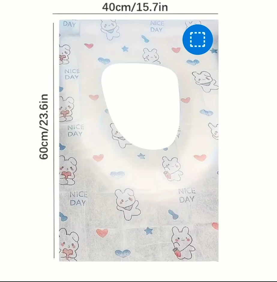 POPPIN - Pack Housse de Toilette Jetable ( pack 10pcs )