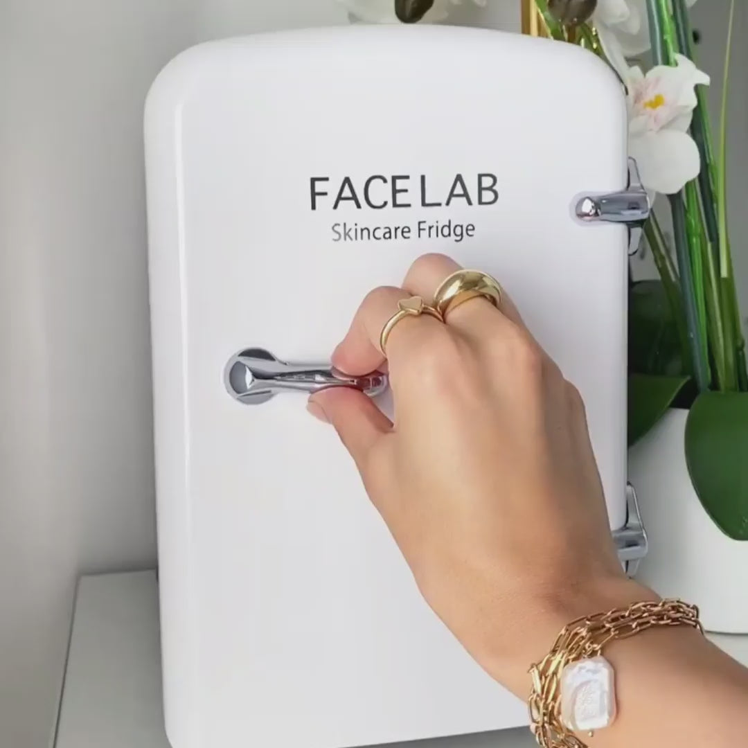 Charger la vidéo : FACELAB - Skincare Fridge Baby Blue - 4L