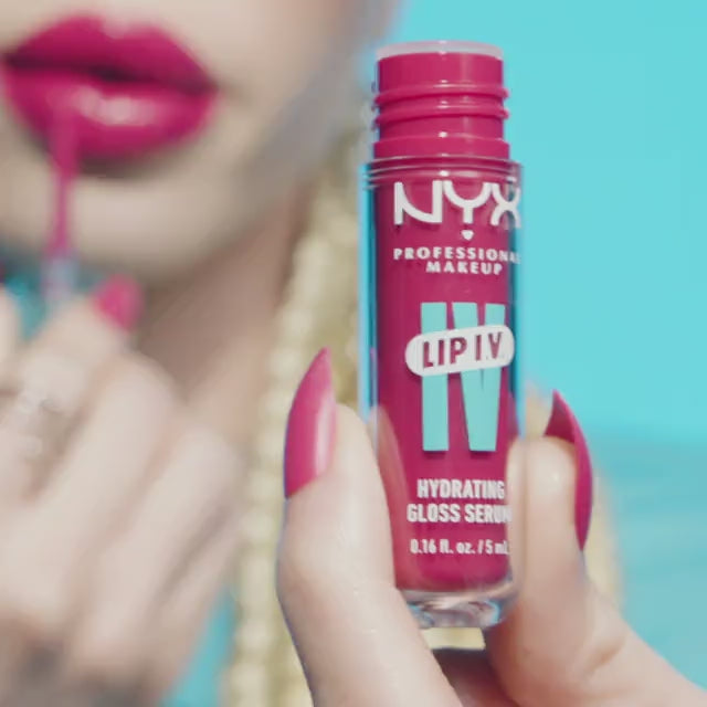 Charger la vidéo : NYX - LIP IV Hydrating Gloss Serum - 14 Mauve N' Moist!