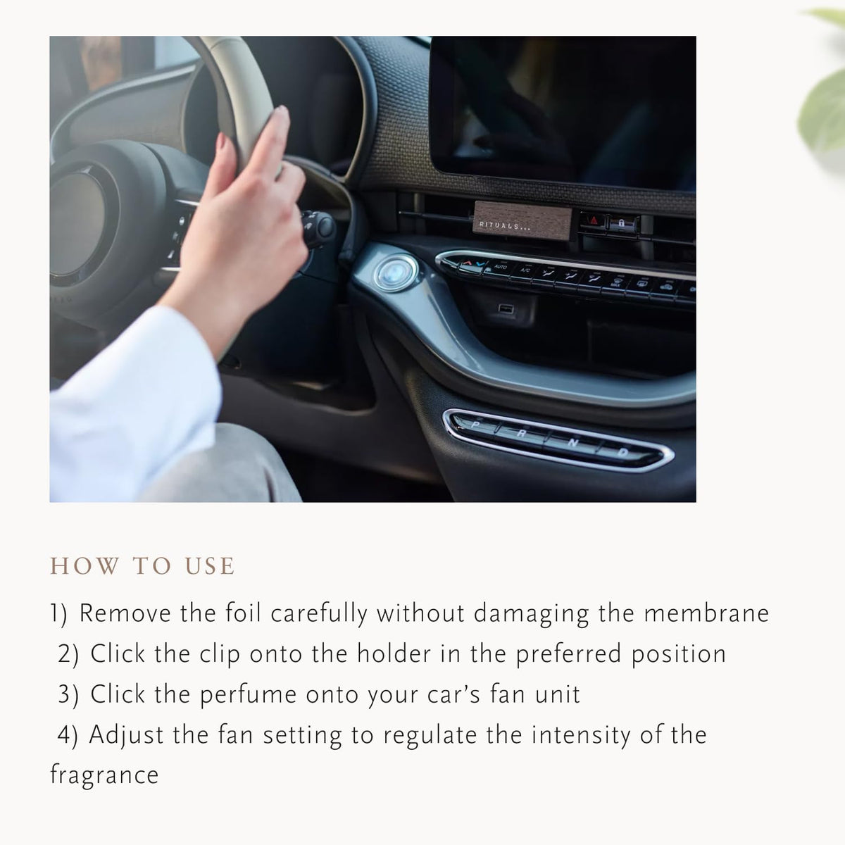 RITUALS - Luxury Car Air Freshener - réf Royal Tea