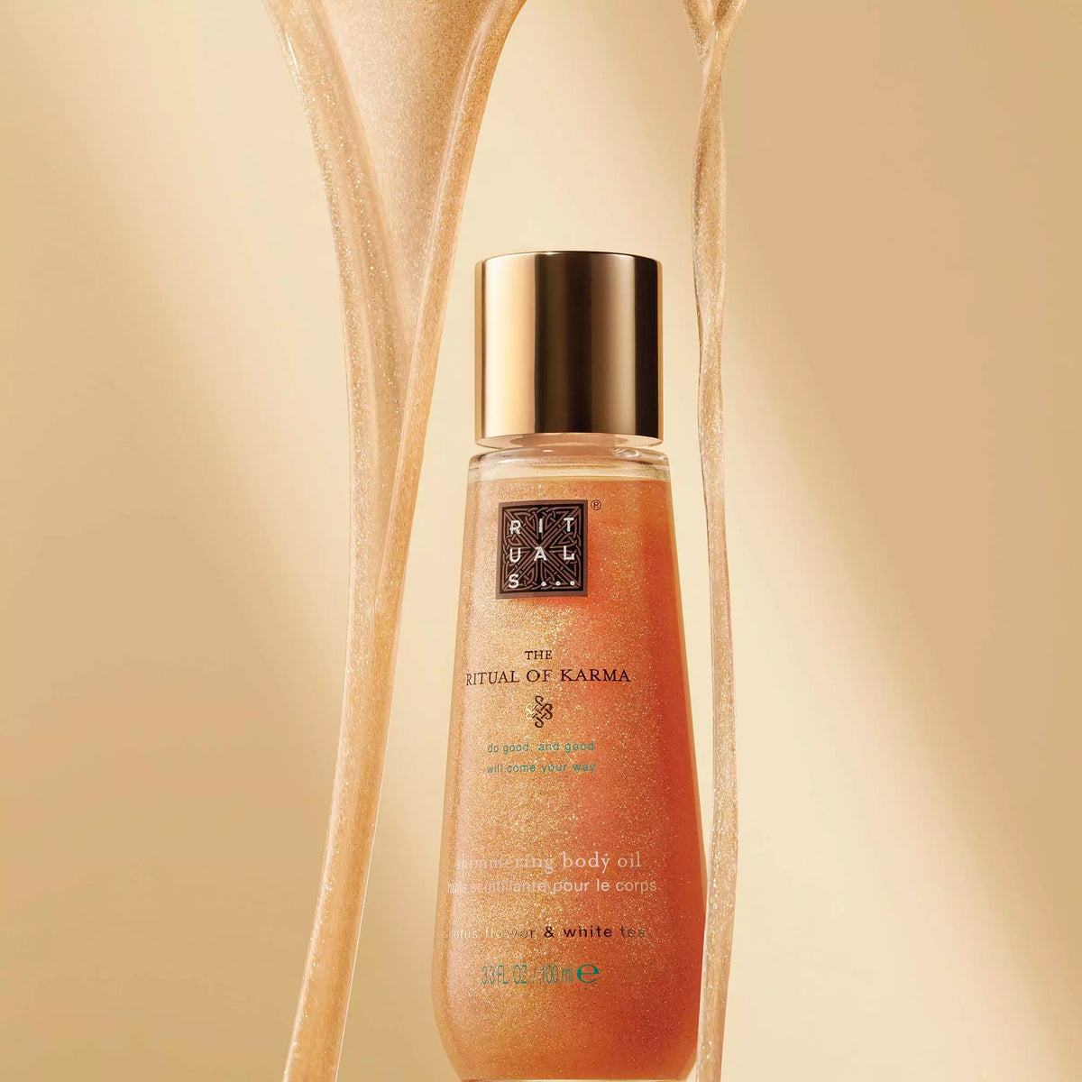 RITUALS - Ritual of Karma Shimmering Body Oil - réf Lotus Flower & White Tea - 100ml