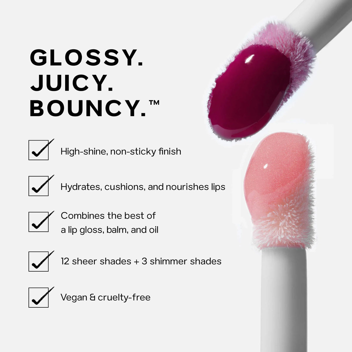 SAIE - Glossybounce Hydrating Lip Oil - réf Bounce