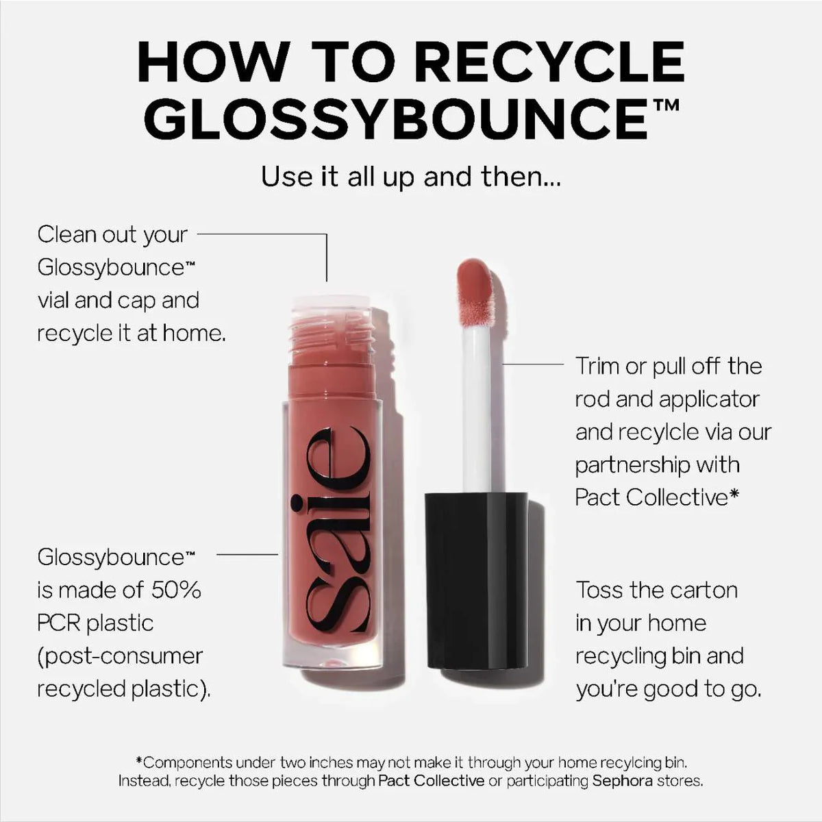 SAIE - Glossybounce Hydrating Lip Oil - réf Bounce