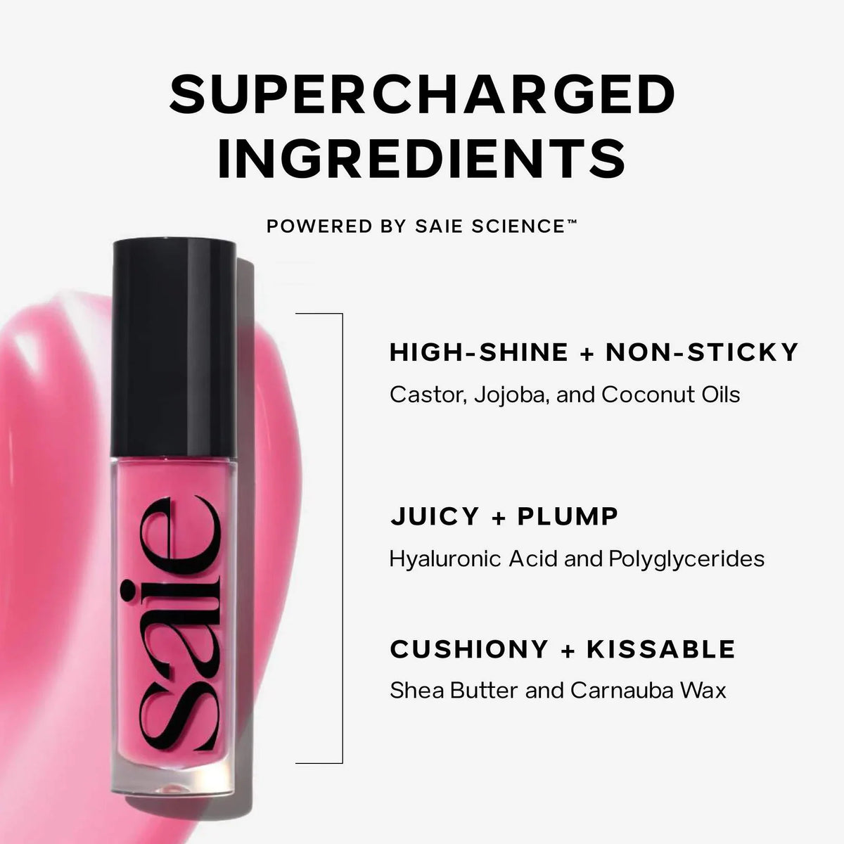 SAIE - Glossybounce Hydrating Lip Oil - réf Bounce