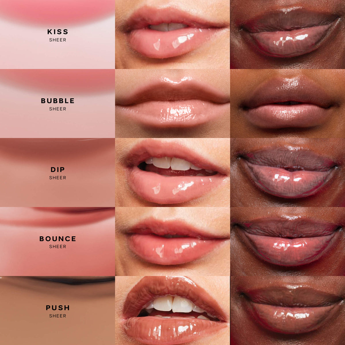 SAIE - Glossybounce Hydrating Lip Oil - réf Kiss