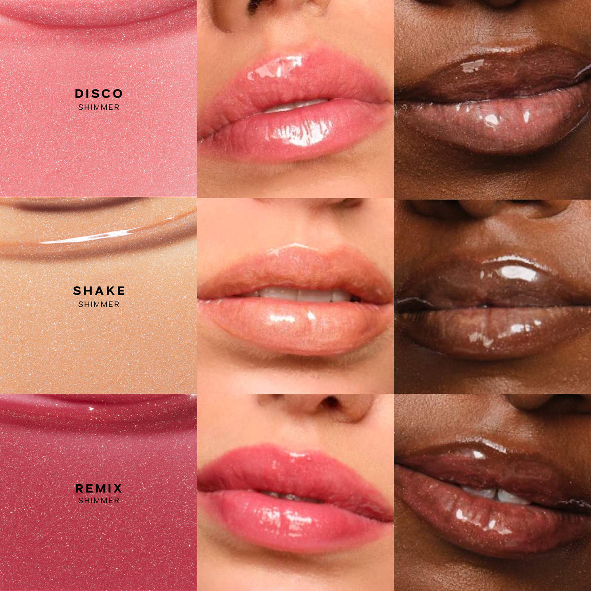 SAIE - Glossybounce Hydrating Lip Oil - réf Shake Shimmer