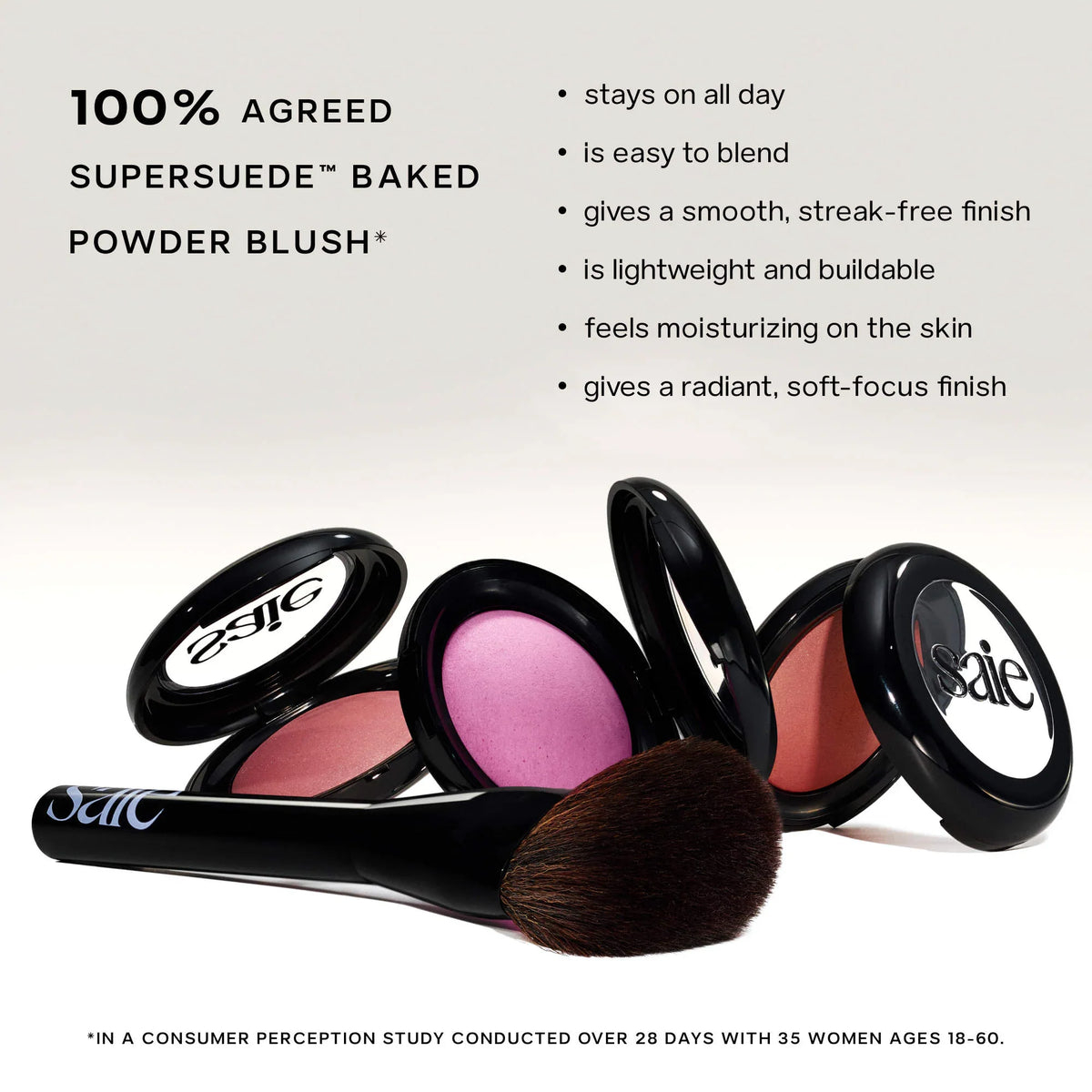 SAIE - Supersuede Radiant Blush Powder - réf Bella