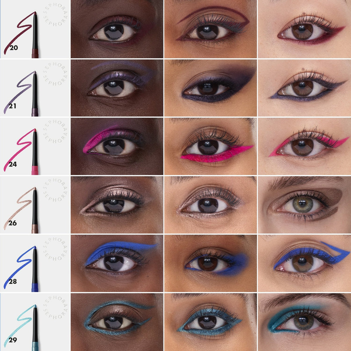 SEPHORA - 12H COLORFUL - Crayon yeux rétractable Waterproof-08 Shimmer espresso