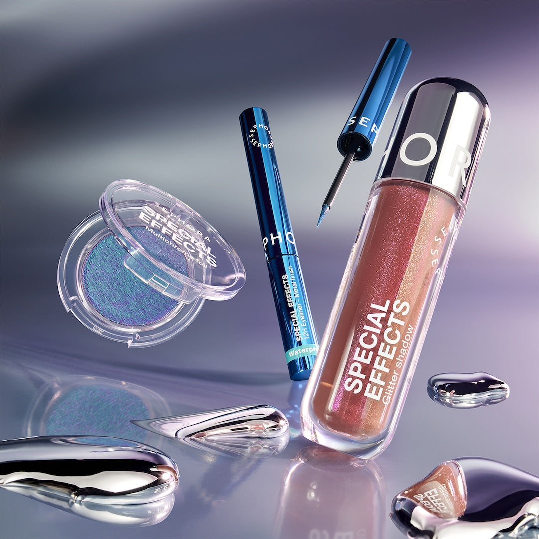 SEPHORA - 12H Eyeliner Metal Finish Special Effects - réf 01 Midnight Carbon