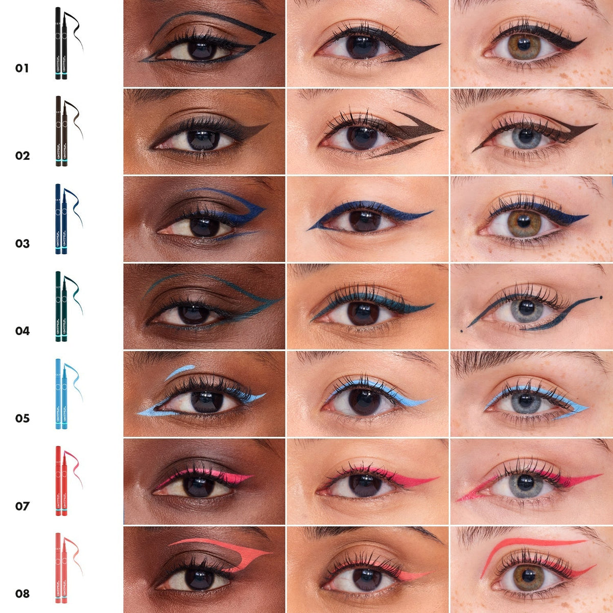 SEPHORA -12H Intense Ink Felt Liner Classic Line-08 Bright Coral