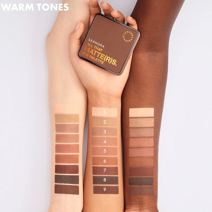 SEPHORA - ALL THAT MATTE(R)S PALETTE - Warm Tones