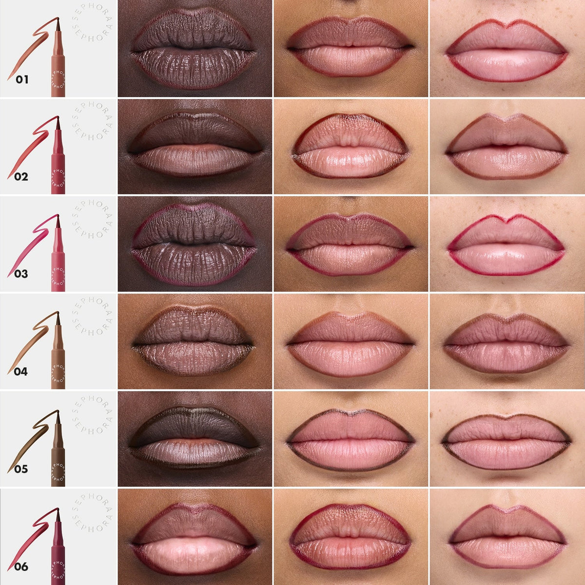 SEPHORA - LIP TINT FELT LINER - 02 Rosewood trace (1 ml)