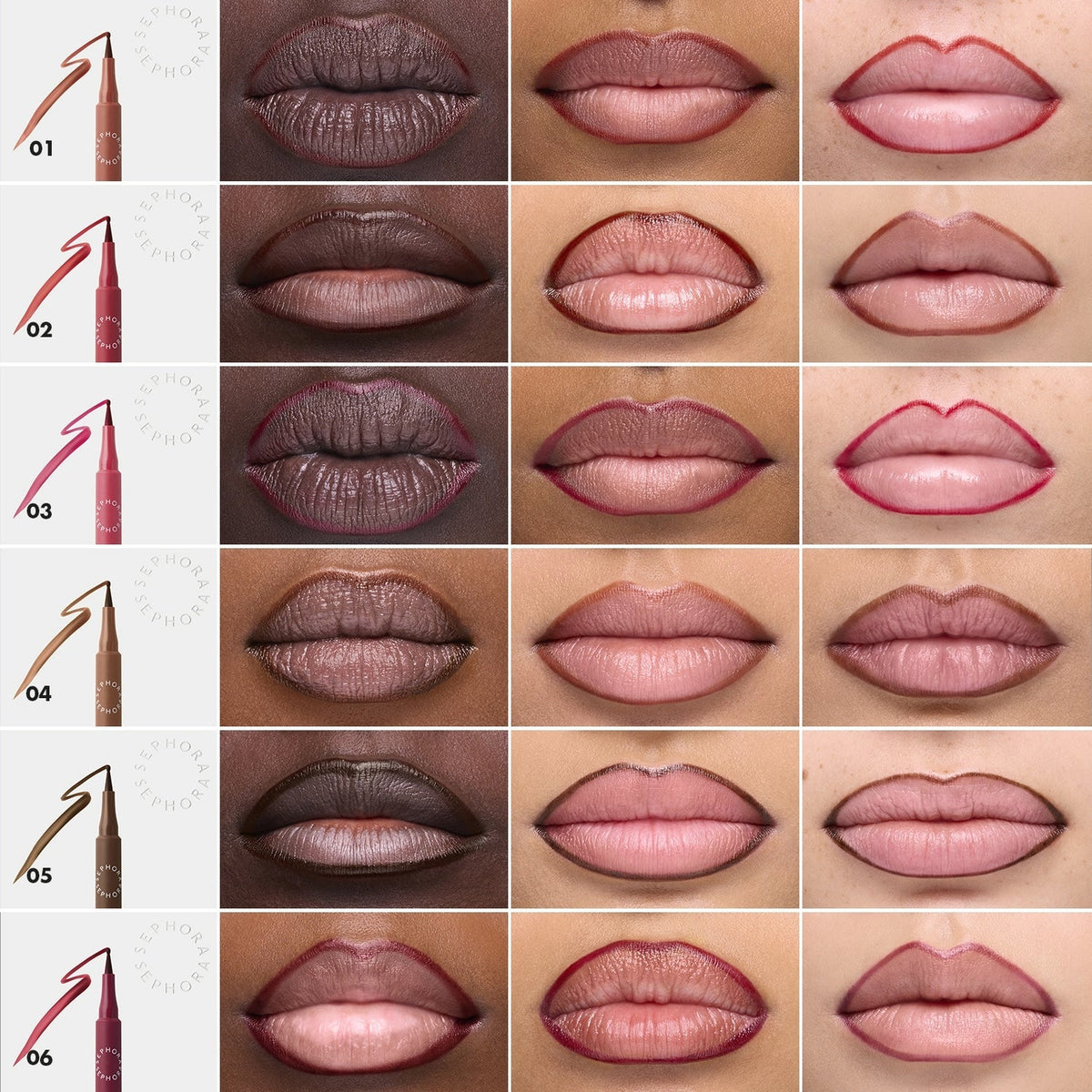 SEPHORA -LIP TINT FELT LINER - 06 Brownie sketch (1 ml)