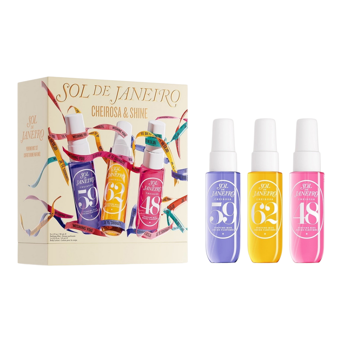SOL DE JANEIRO - CHEIROSA & SHINE Kit ( 3pcs )