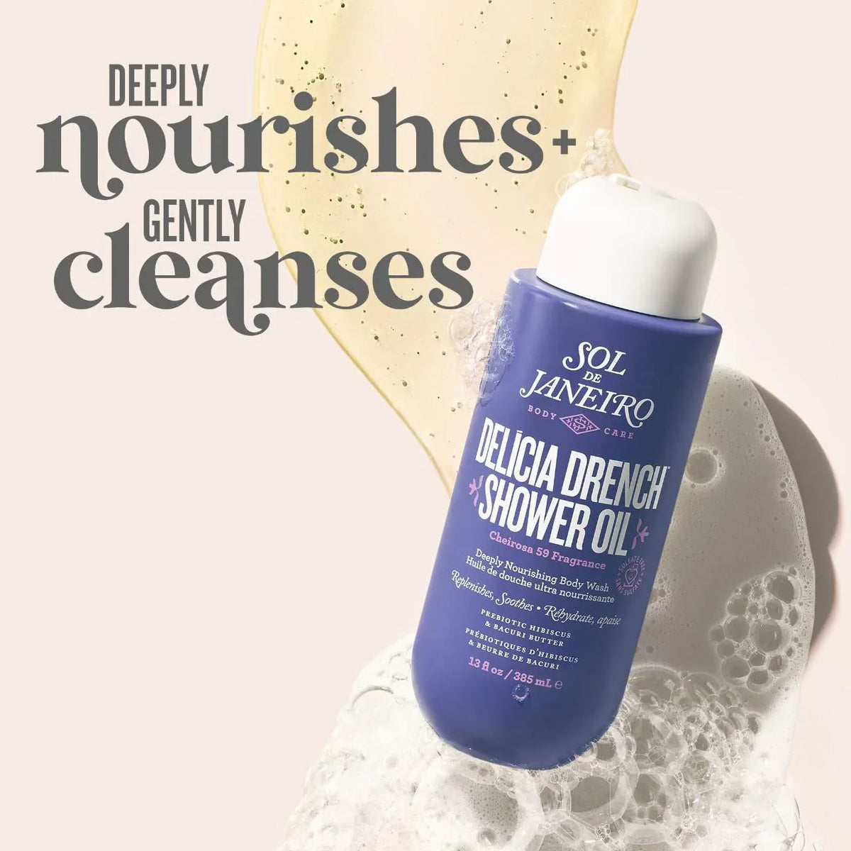 SOL DE JANEIRO - Delicia Drench™ - Huile de  Douche Ultra Nourrissante - 385ml